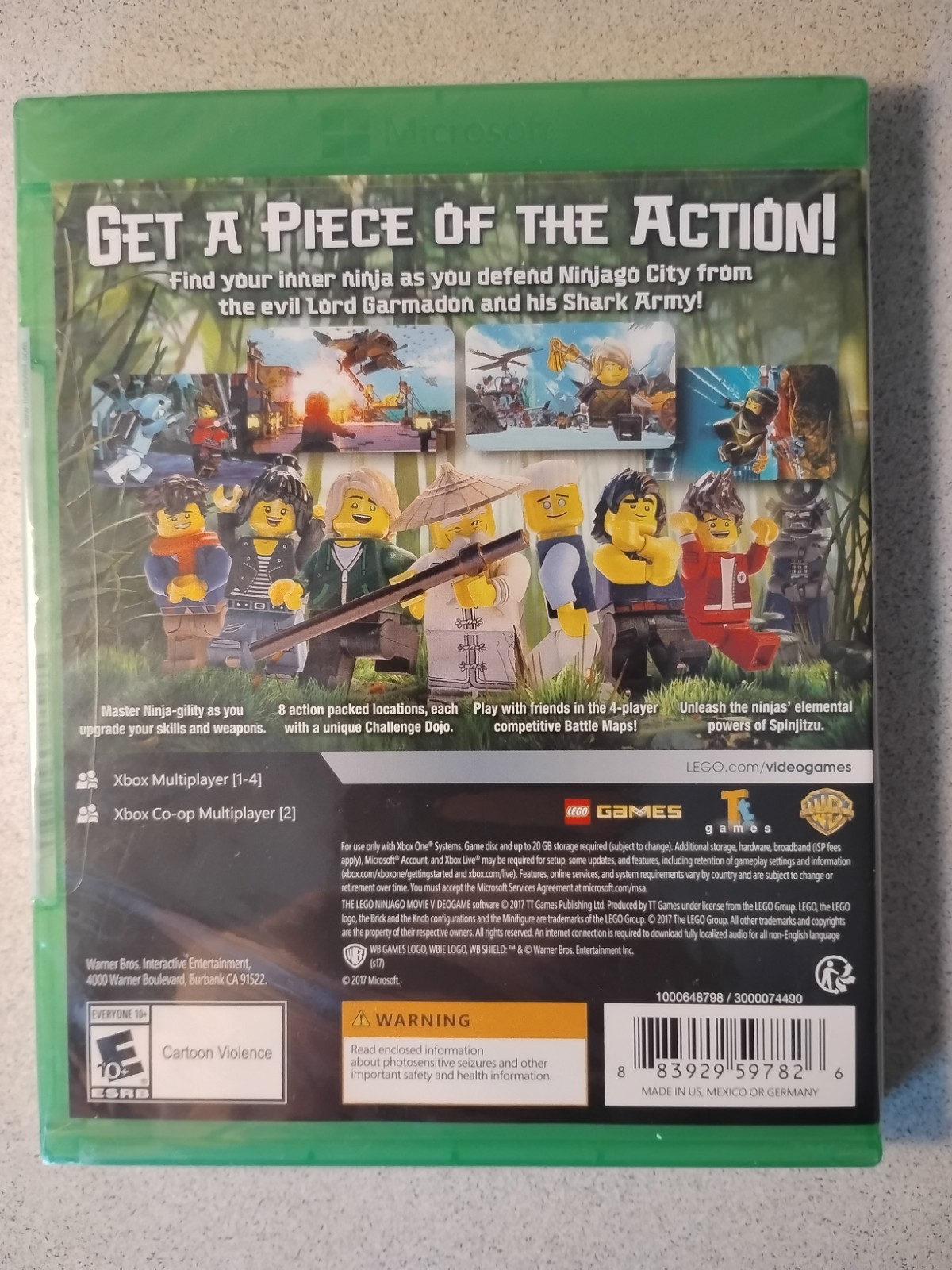 The LEGO Ninjago Movie Videogame, Xbox One, New Sealed!