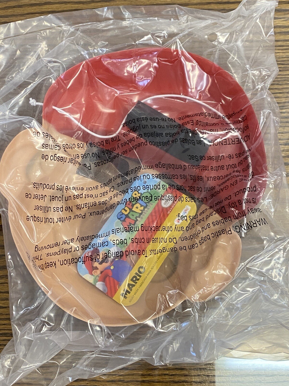 Brand New Super Mario Brothers Mario Adult Mask