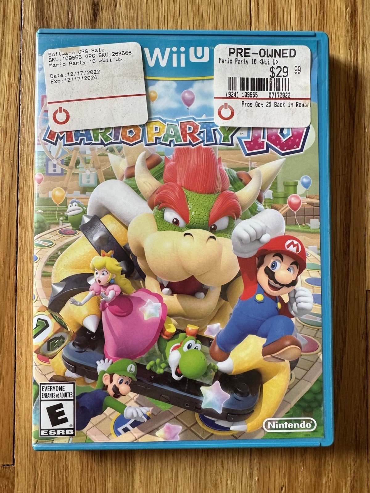 Mario Party 10 (Wii U, 2015) CIB. Tested