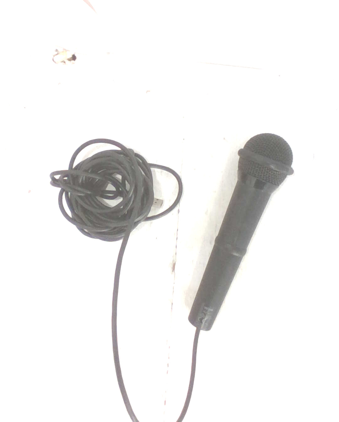 Nintendo Wii U Microphone WUP-021 Wired USB Tested for Karaoke Official OEM Used