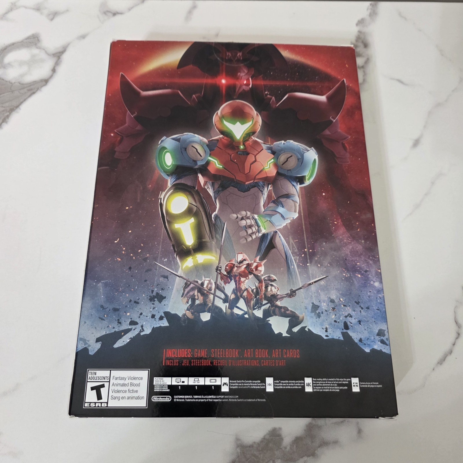 Metroid Dread Special Edition Art Book & Art Cards Only