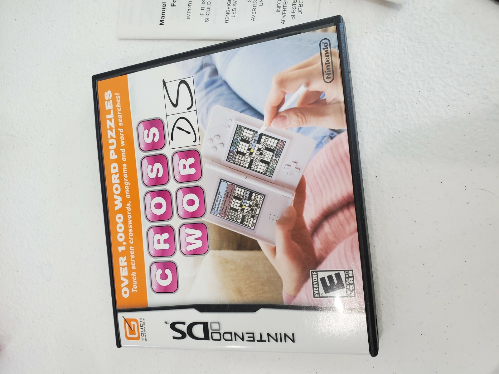 Crosswords DS (Nintendo DS, 2008) over 1,000 word puzzles