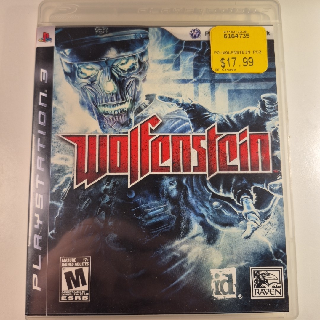 Wolfenstein (Sony PlayStation 3, 2009) CIB Tested