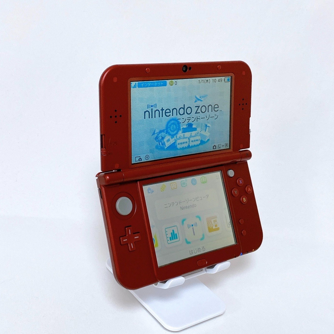【Near Mint】【Top IPS】New Nintendo 3DS XL LL Metallic Red Japan Tested Working