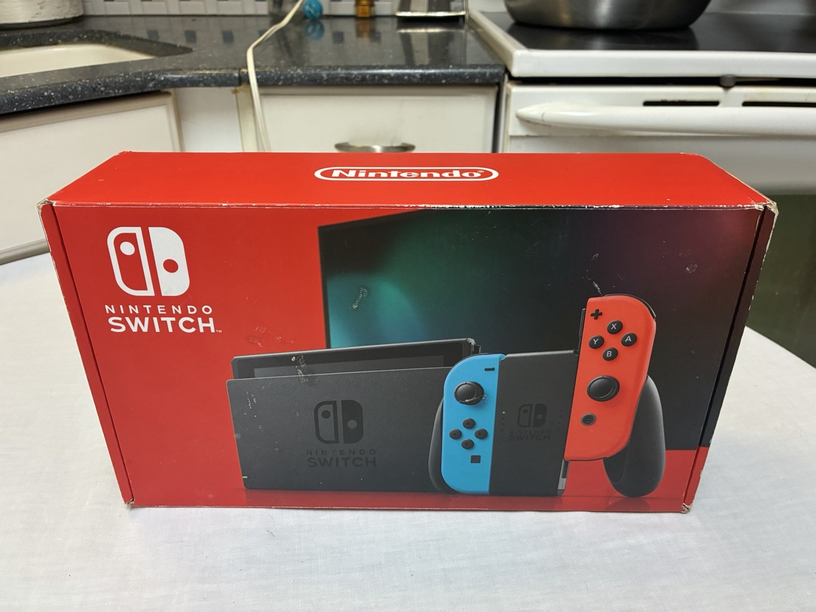 Nintendo Switch Bundle Includes Case, Joycon Controller Holders & Box