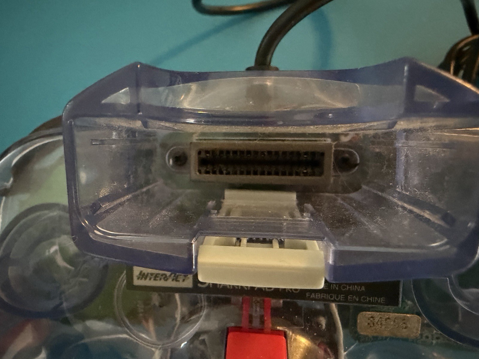 Vintage InterAct SharkPad Pro Clear SV-362 Controller for Nintendo 64 Untested