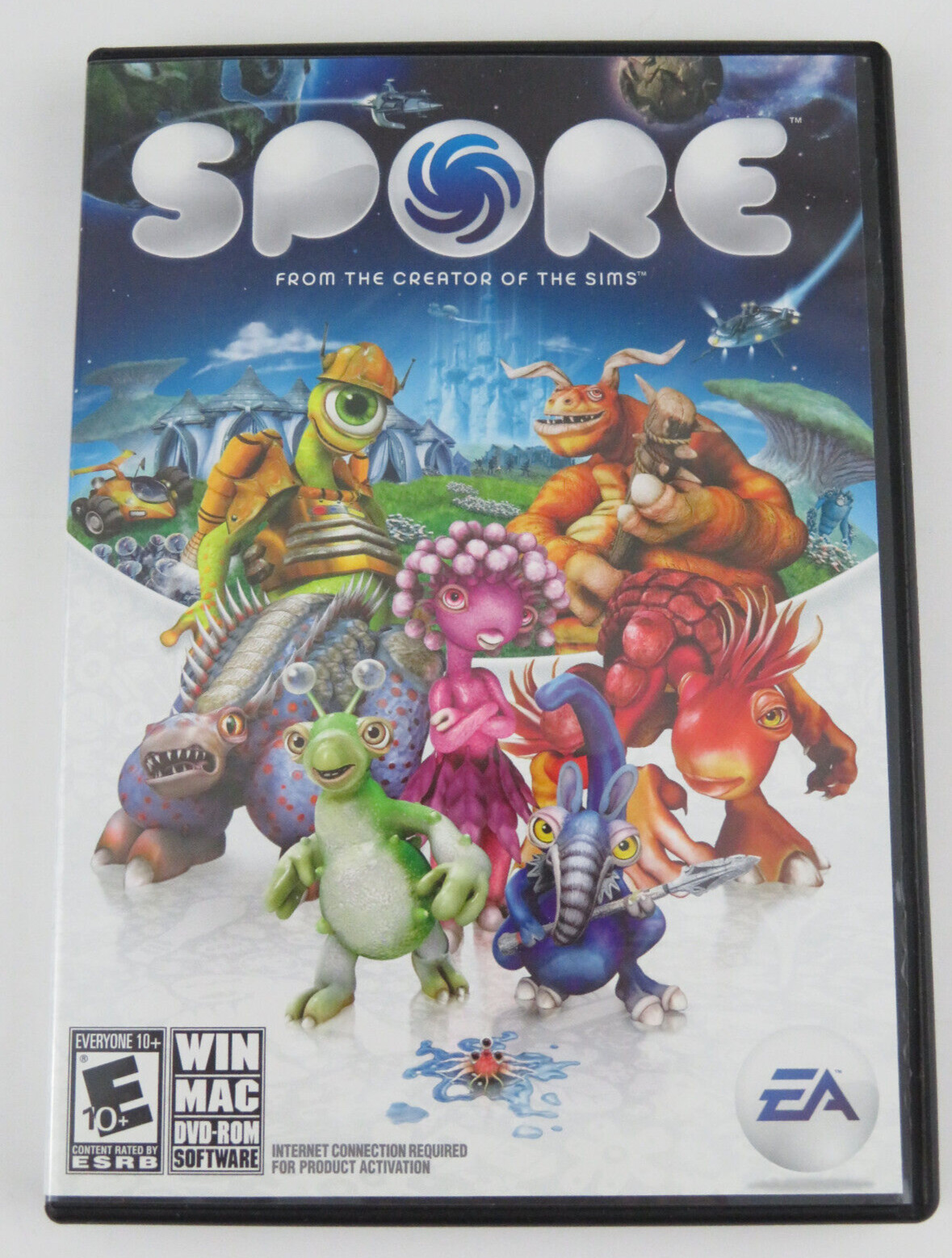 SPORE – Windows Mac DVD-ROM Software PC Video Game w/ Manual – Creature Creator