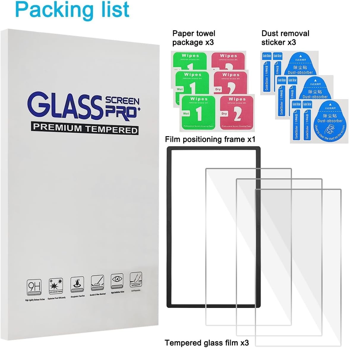 Ultra-Clear 3 Pack Screen Protector for Switch 2 – Easy Install, High Protection