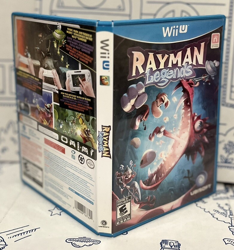 Rayman Legends Nintendo Wii U 2013 Ubisoft Game Cartoon Adventure Comic Mischief