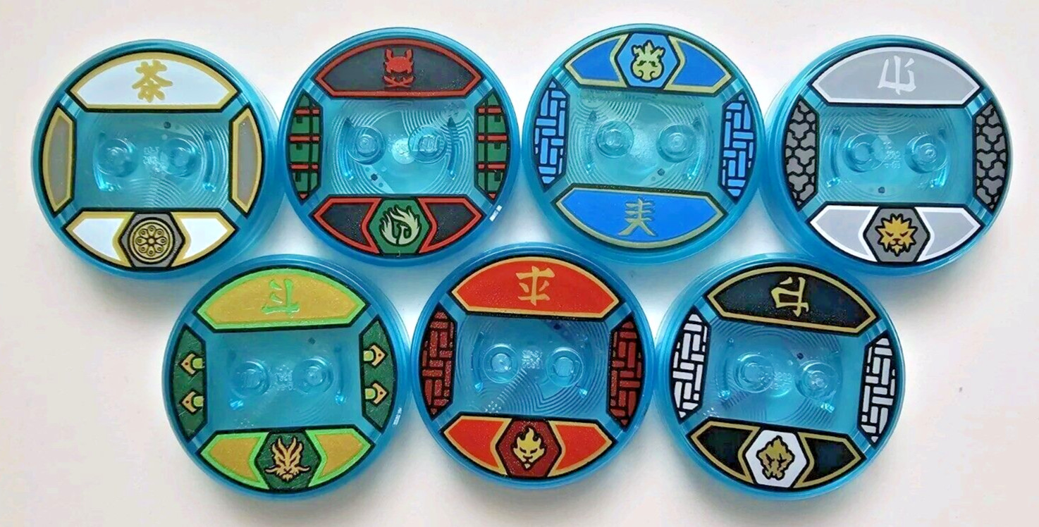 LEGO Dimensions NINJAGO: Sensei Wu Nya Zane Cole Kai Jay Lloyd TAGS/BASES ONLY