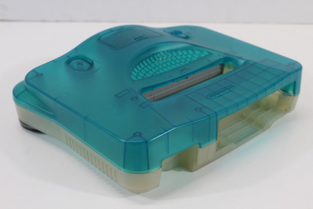 Nintendo 64 N64 OEM Toys R Us Clear Blue White Console Replacement Shell Cos.Da2