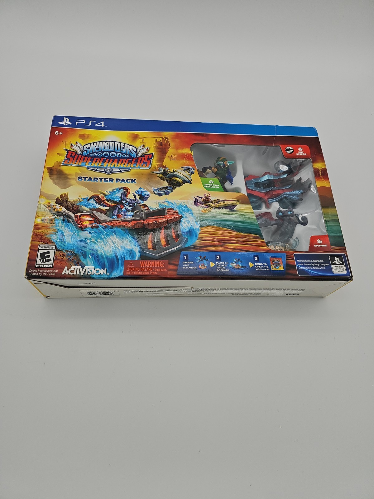 Activision Skylanders Superchargers PS4 Starter Pack Spitfire Stealth Elf