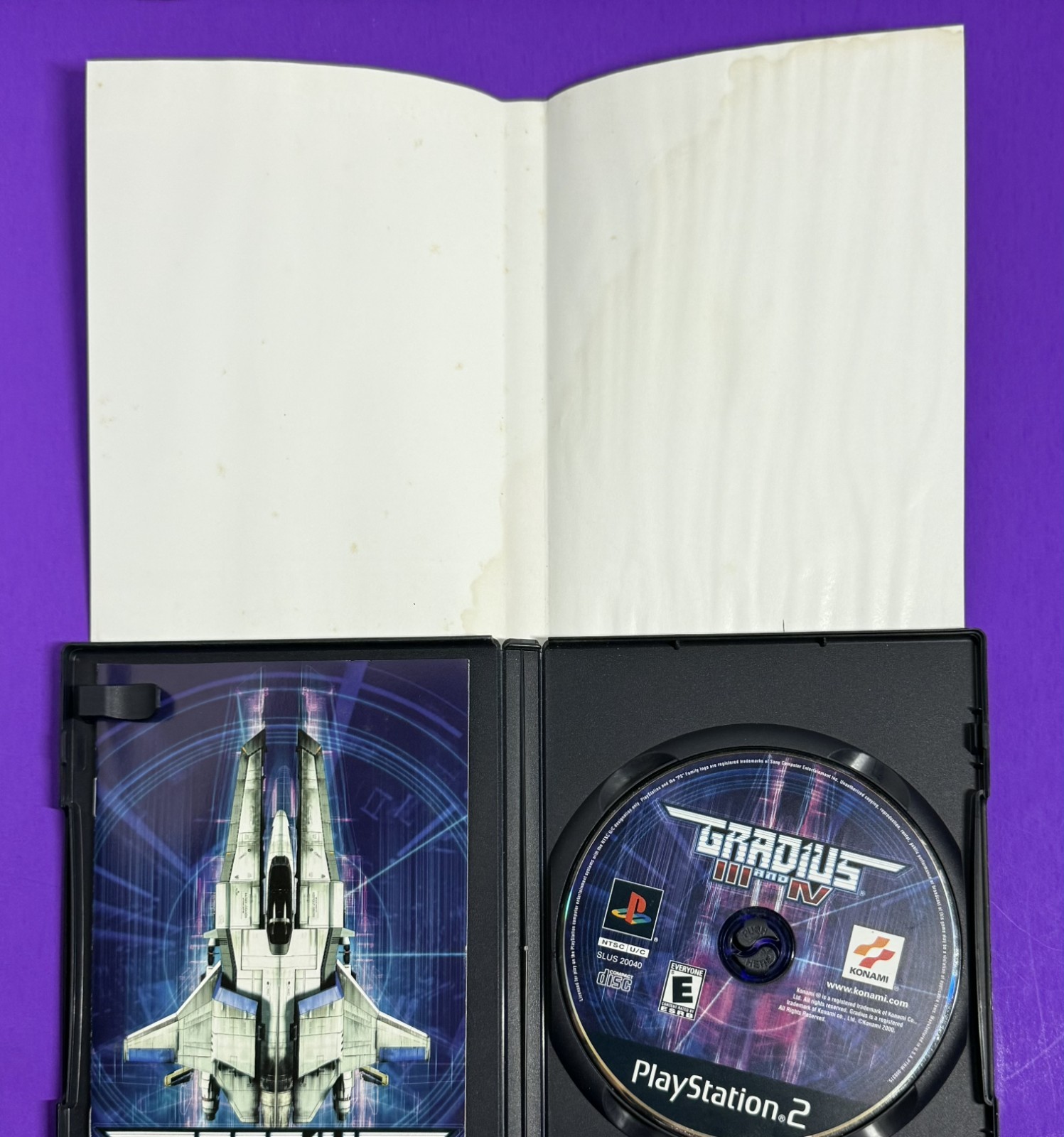Gradius III (3) and IV (4) PlayStation 2 CIB W/Manual & Reg Card- Tested