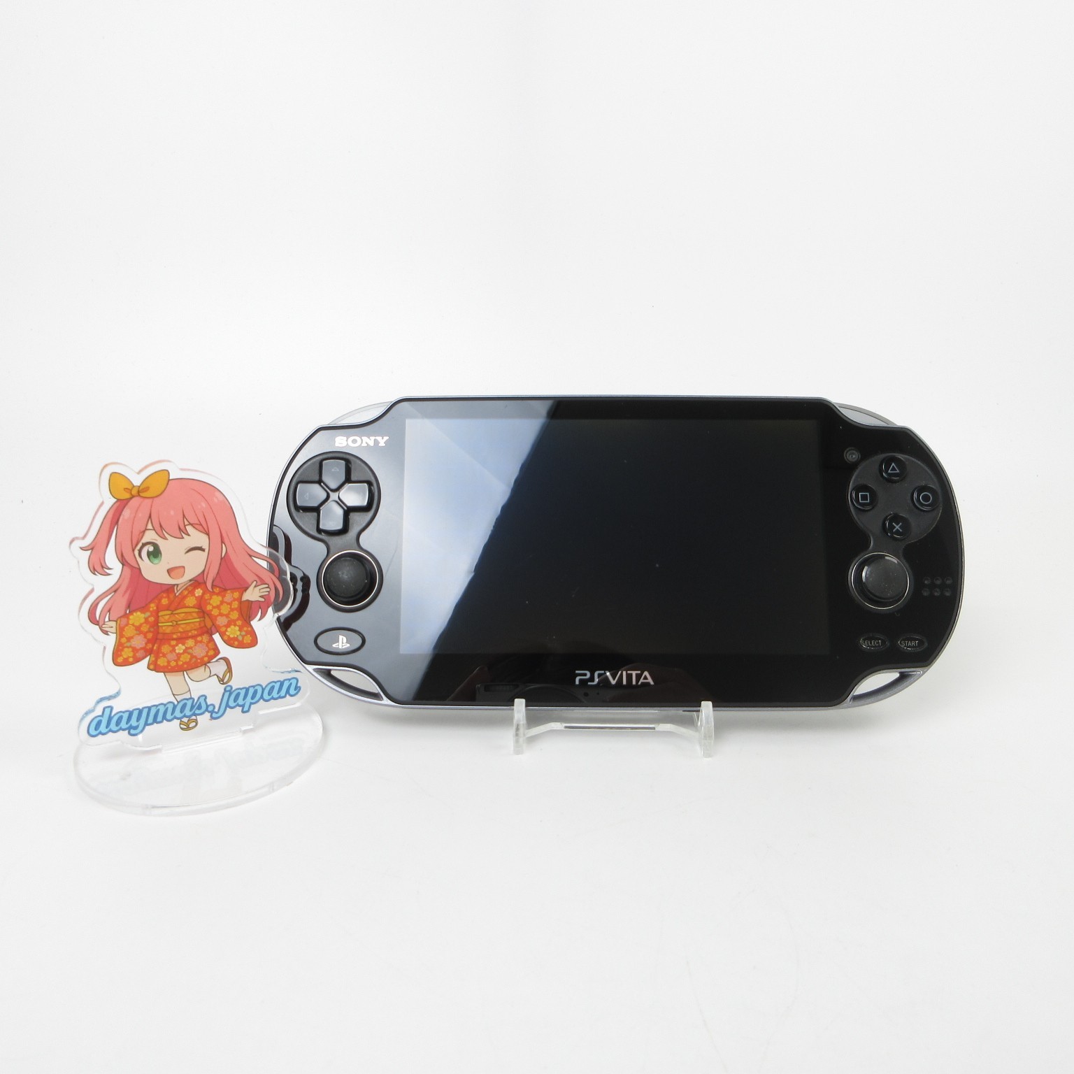 【Very Good】Sony PS Vita PCH-1000 Crystal Black Wi-Fi Model Console only #RET0519