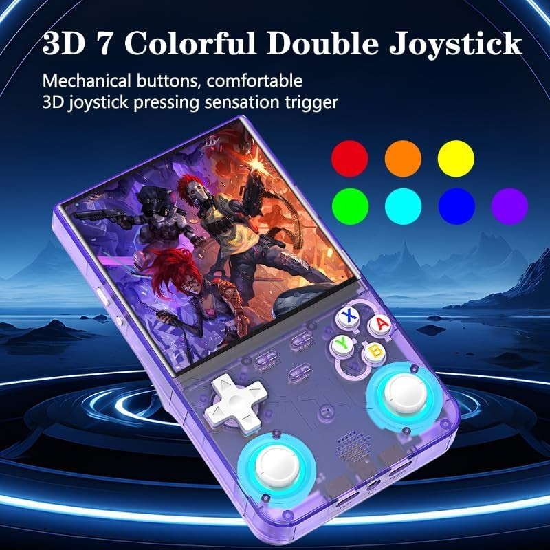 Compact Retro Gaming Console with 40,000 Games and 3000mAh Rechargeable Battery