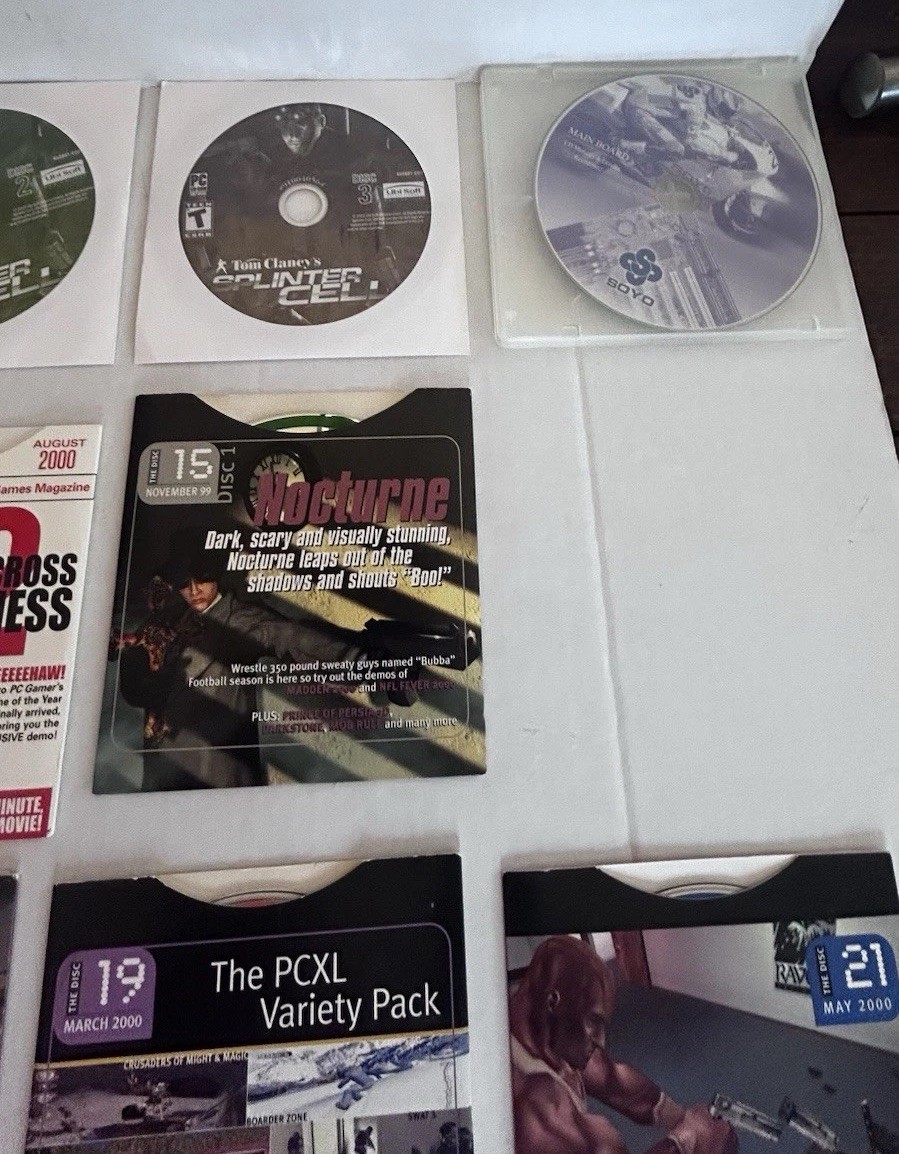 Lot Of 13 Vintage 1990s Early 2000s PC CD ROM Computer Video Games