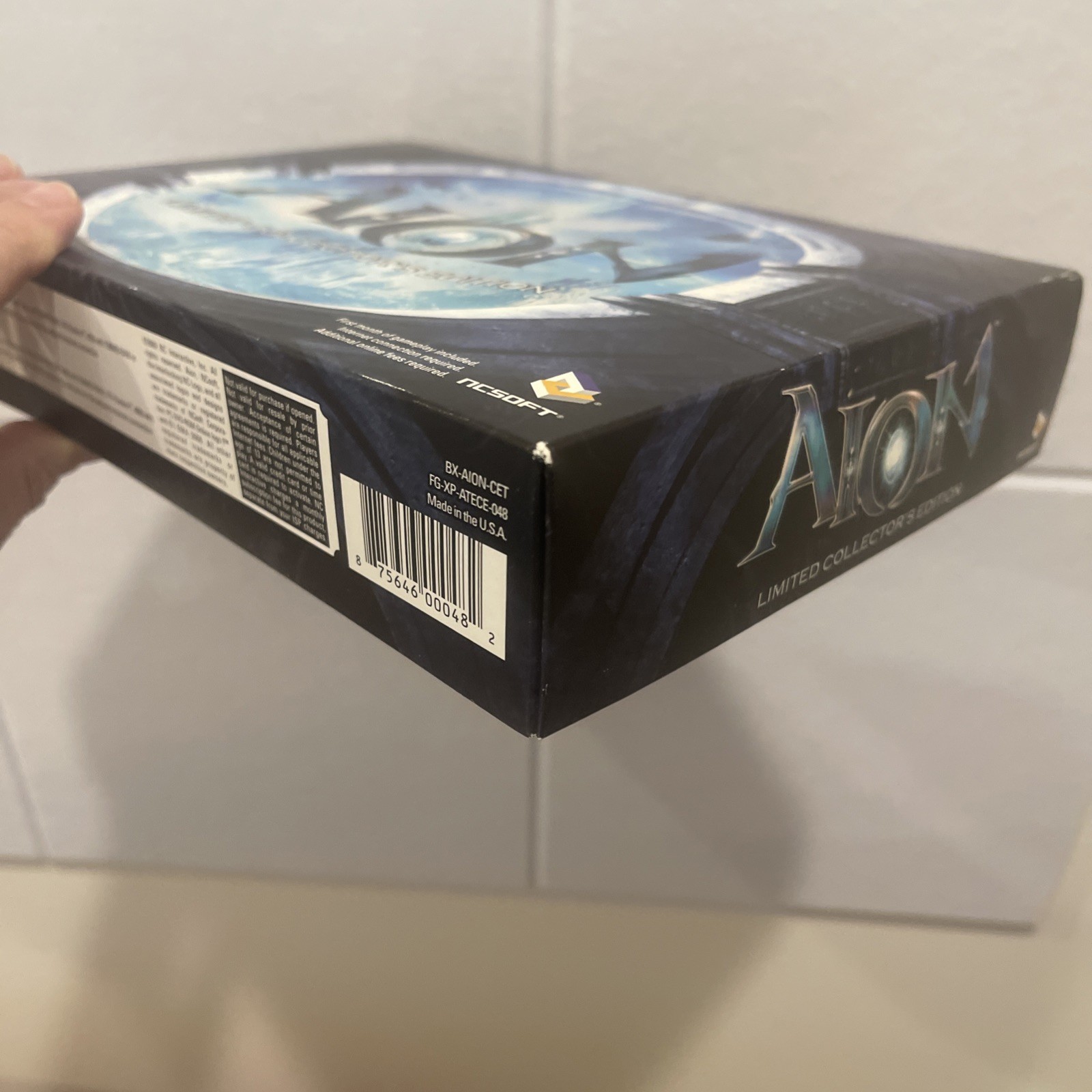 Aion Limited Collector Edition PC BIG BOX Complete w/ Figurine + Day One Receipt