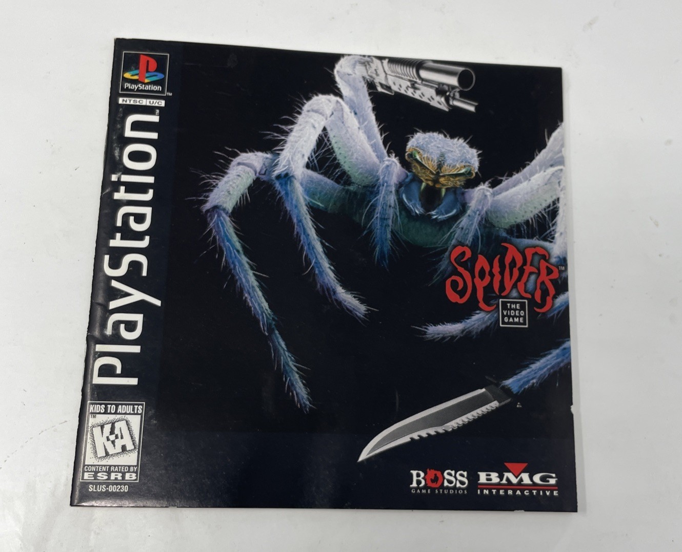 Spider (Sony PlayStation 1, 1996) PS1 Complete W/Reg Card 1DAY FAST SHIP!