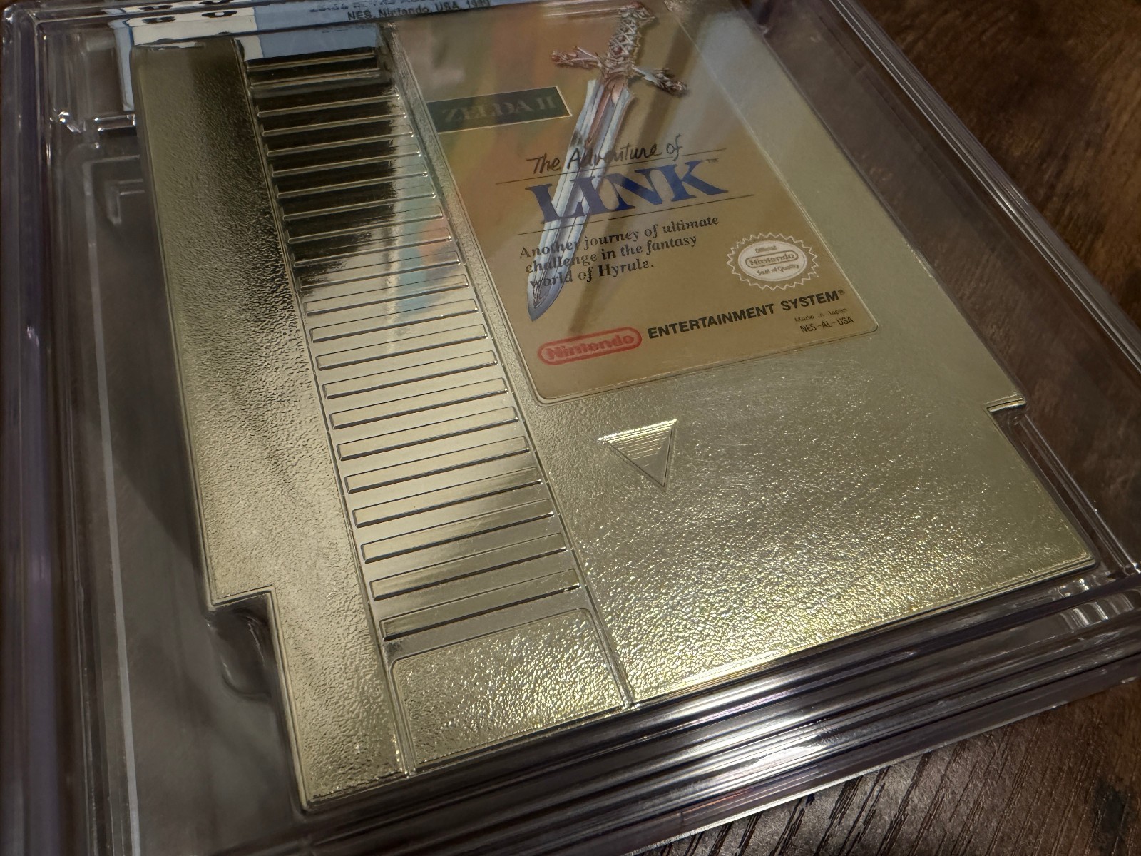 CGC 8.0 oval seal Zelda II: The Adventure of Link nintendo nes 2 gold cart MINT