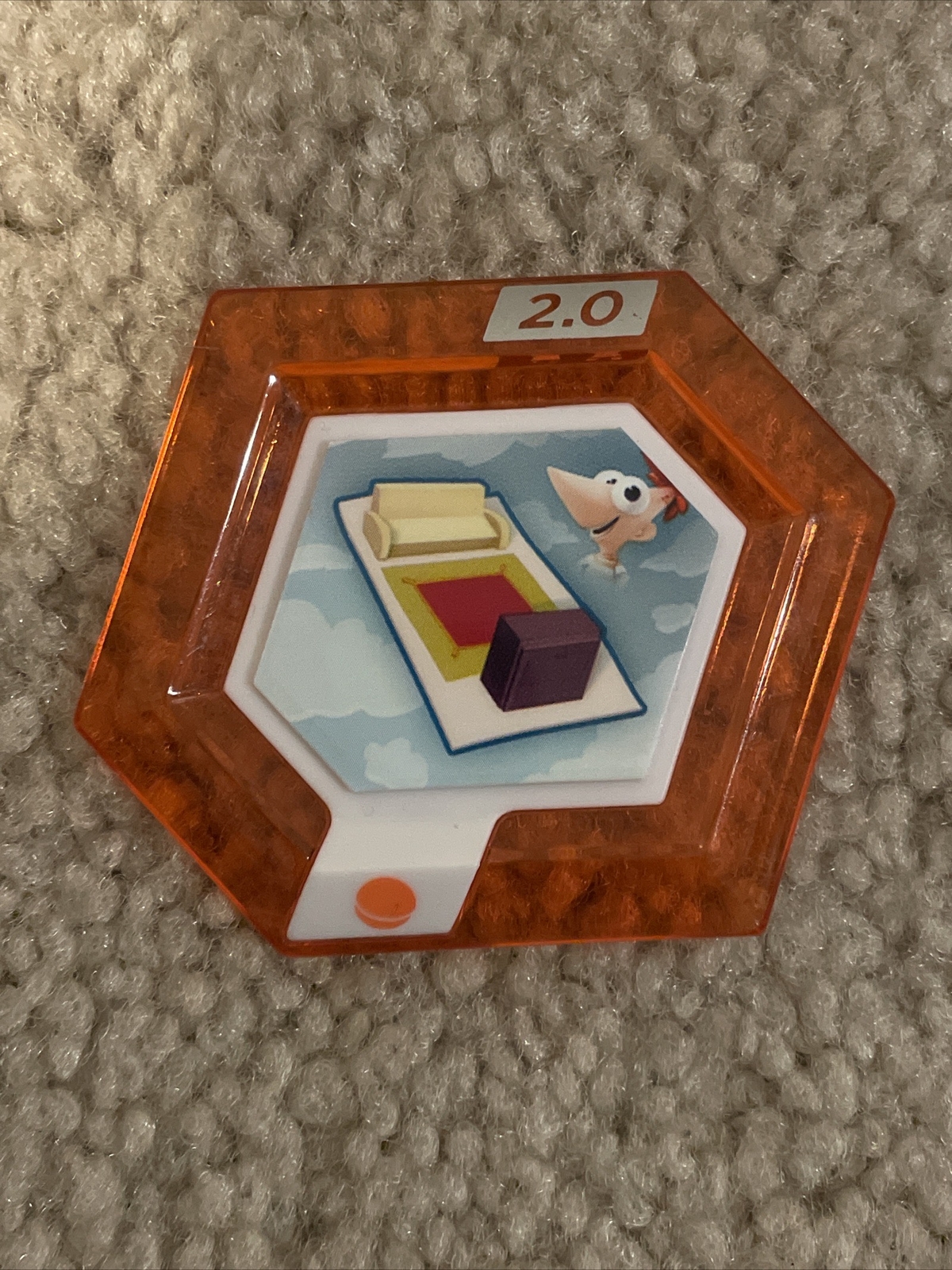 Disney Infinity Phineas and Ferb Agent P Perry Power Disc