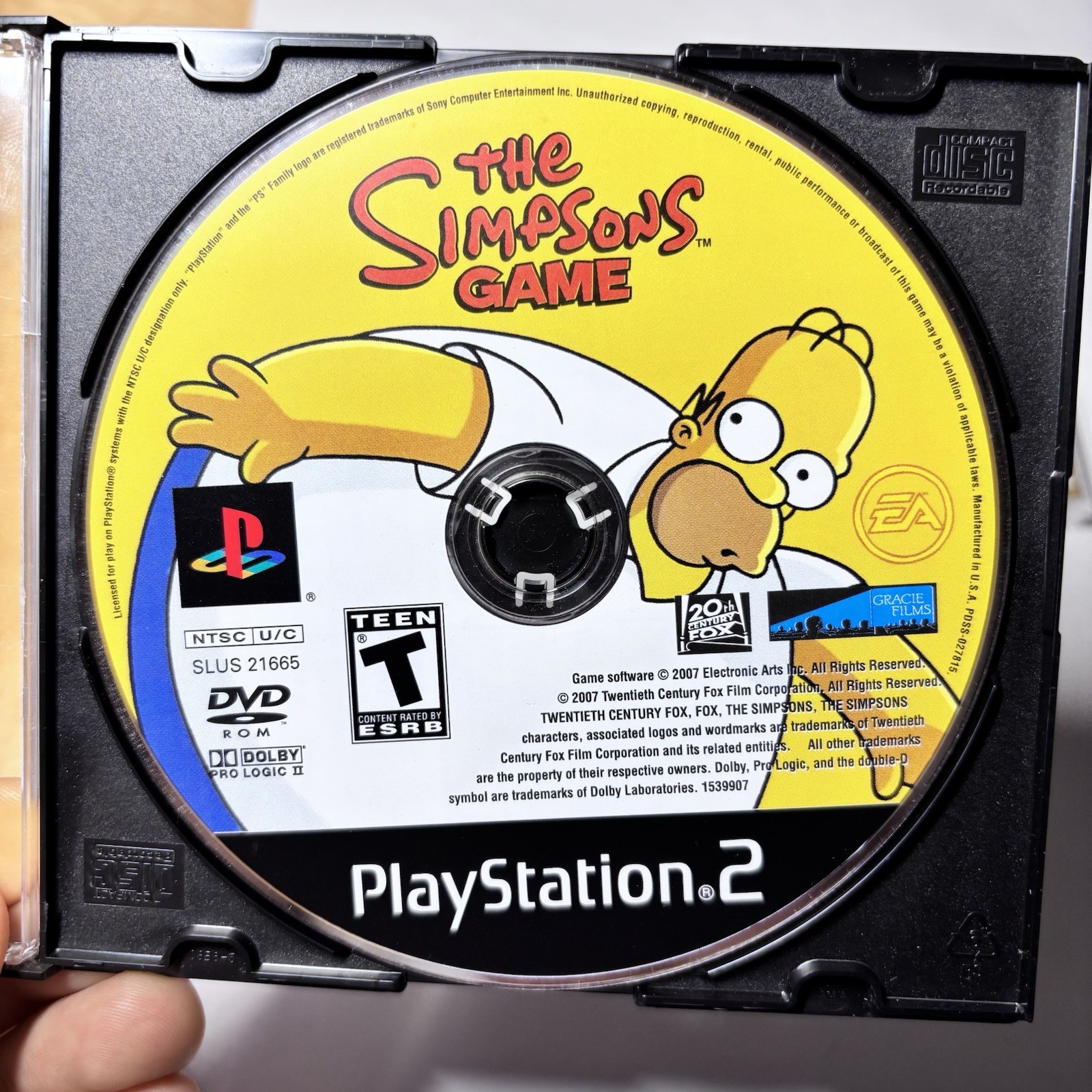 The Simpsons Wrestling PS1 CIB + The Simpsons Game PS2 Tested Working Lot