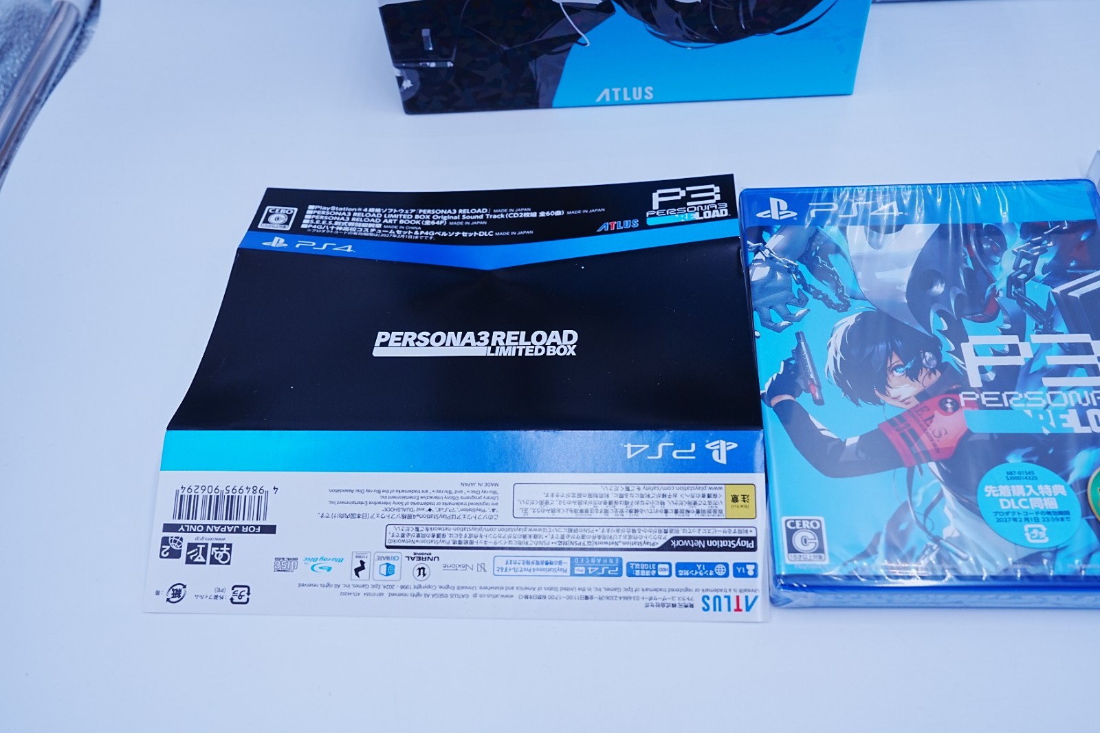 Persona 3 Reload PS4 Limited Box Bonus Set Art Book OST Game Atlus Japan