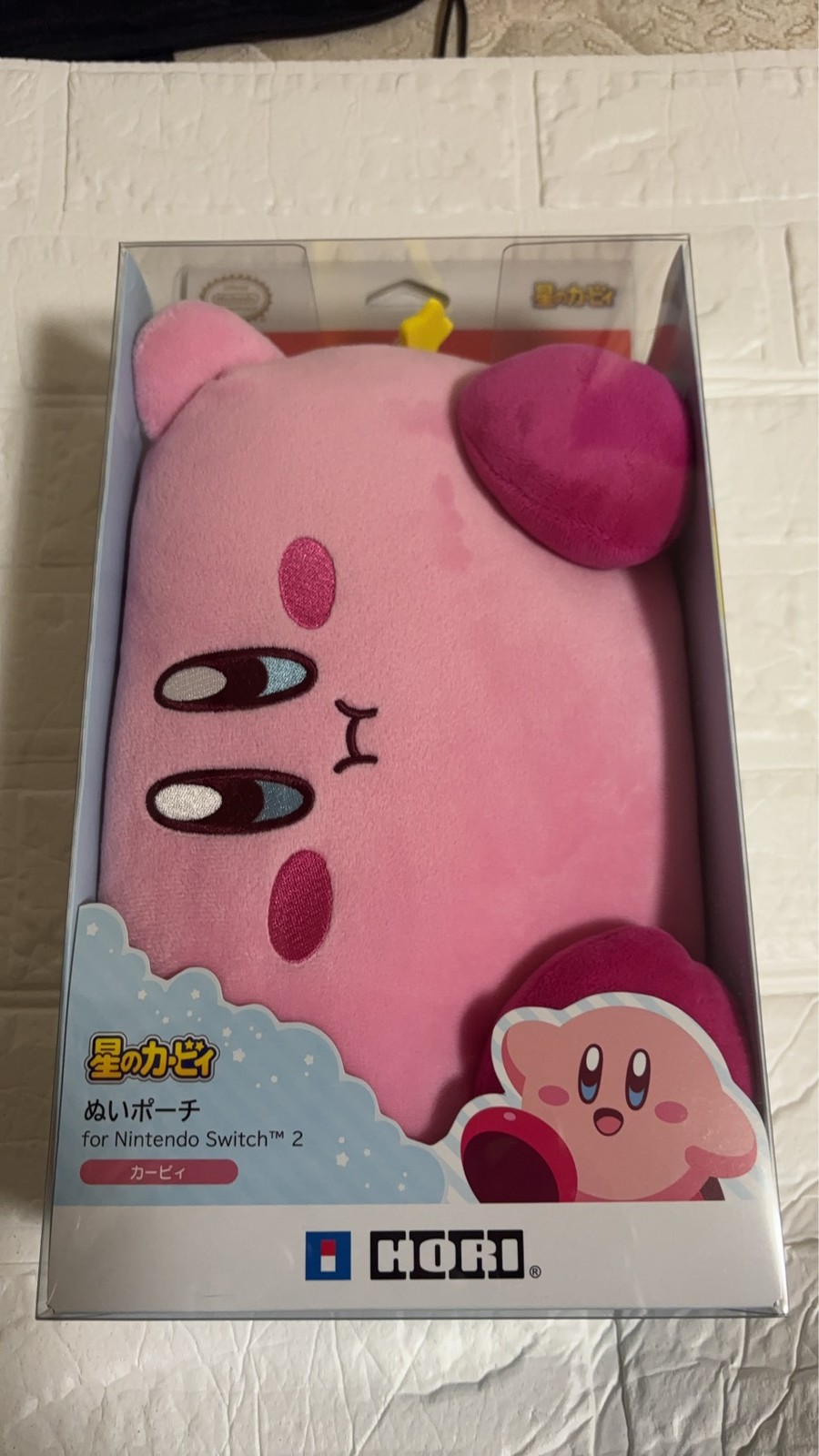 Kirby Plush Pouch for Nintendo Switch 2 OLED HORI Japan Limited rare New NSX- 27