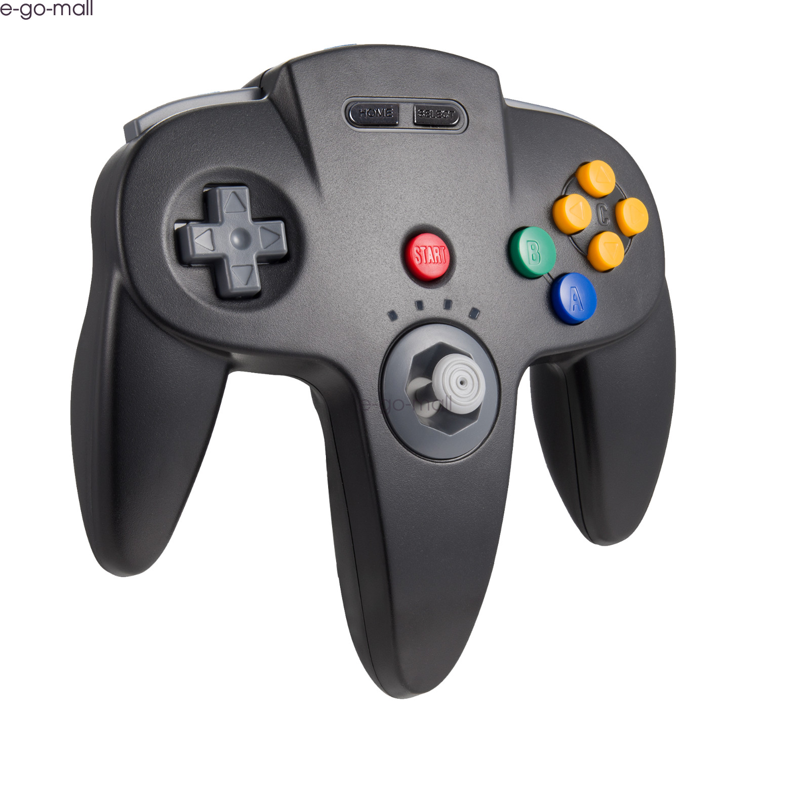 Black + Grey Wireless Switch N64 Controller for Nintendo 64™Switch Online PC MAC
