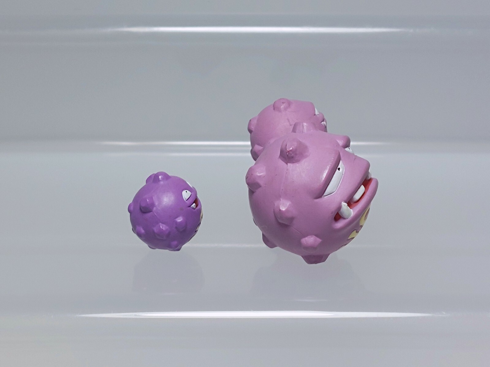 Weezing Koffing Pokemon Zukan 1/40 Scale Figure Set Tomy Gashapon H05 0.6-0.9in