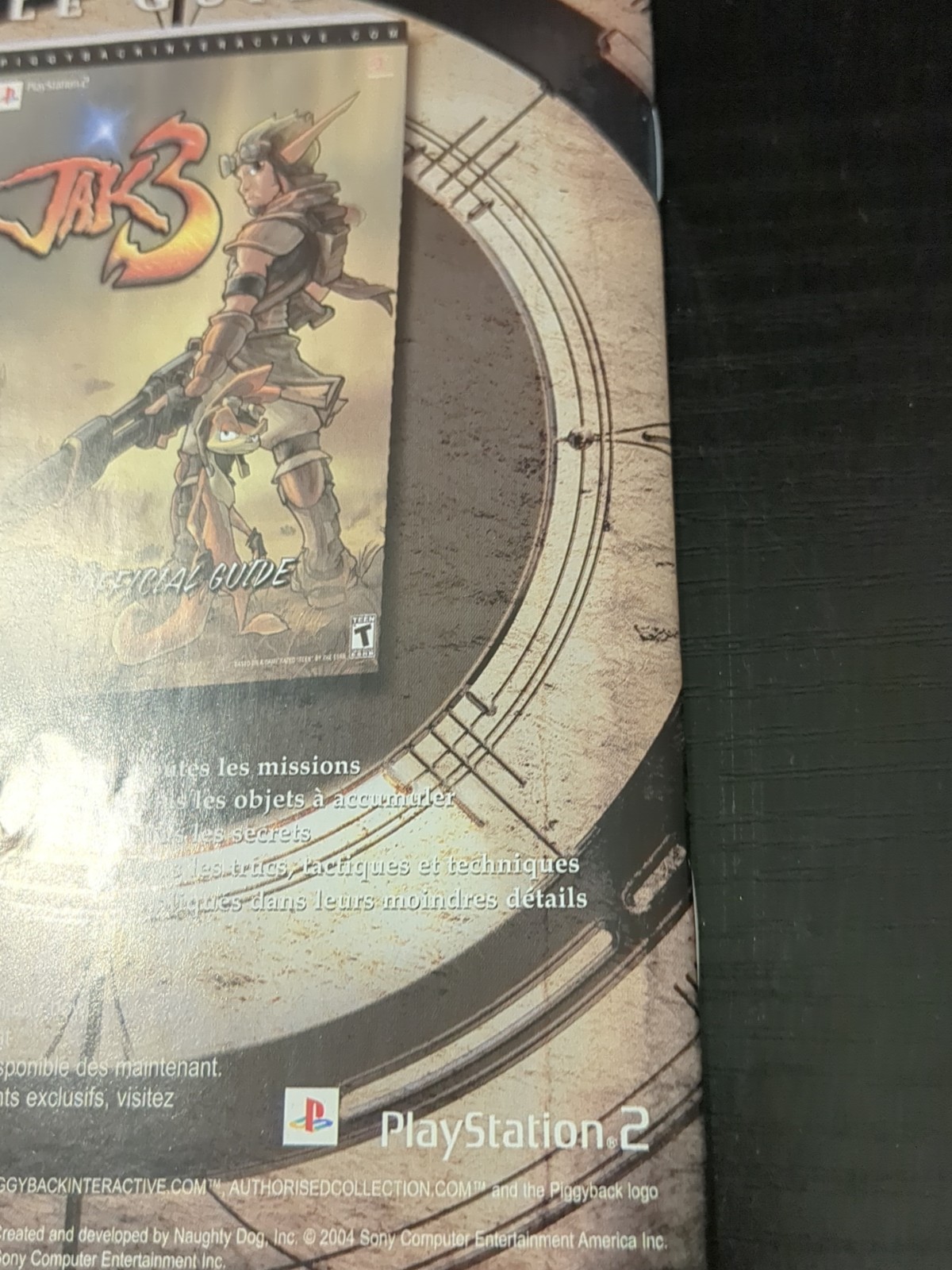 JAK 3 The Book Original Booklet Manual ONLY Guide Instruction Authentic OEM LN
