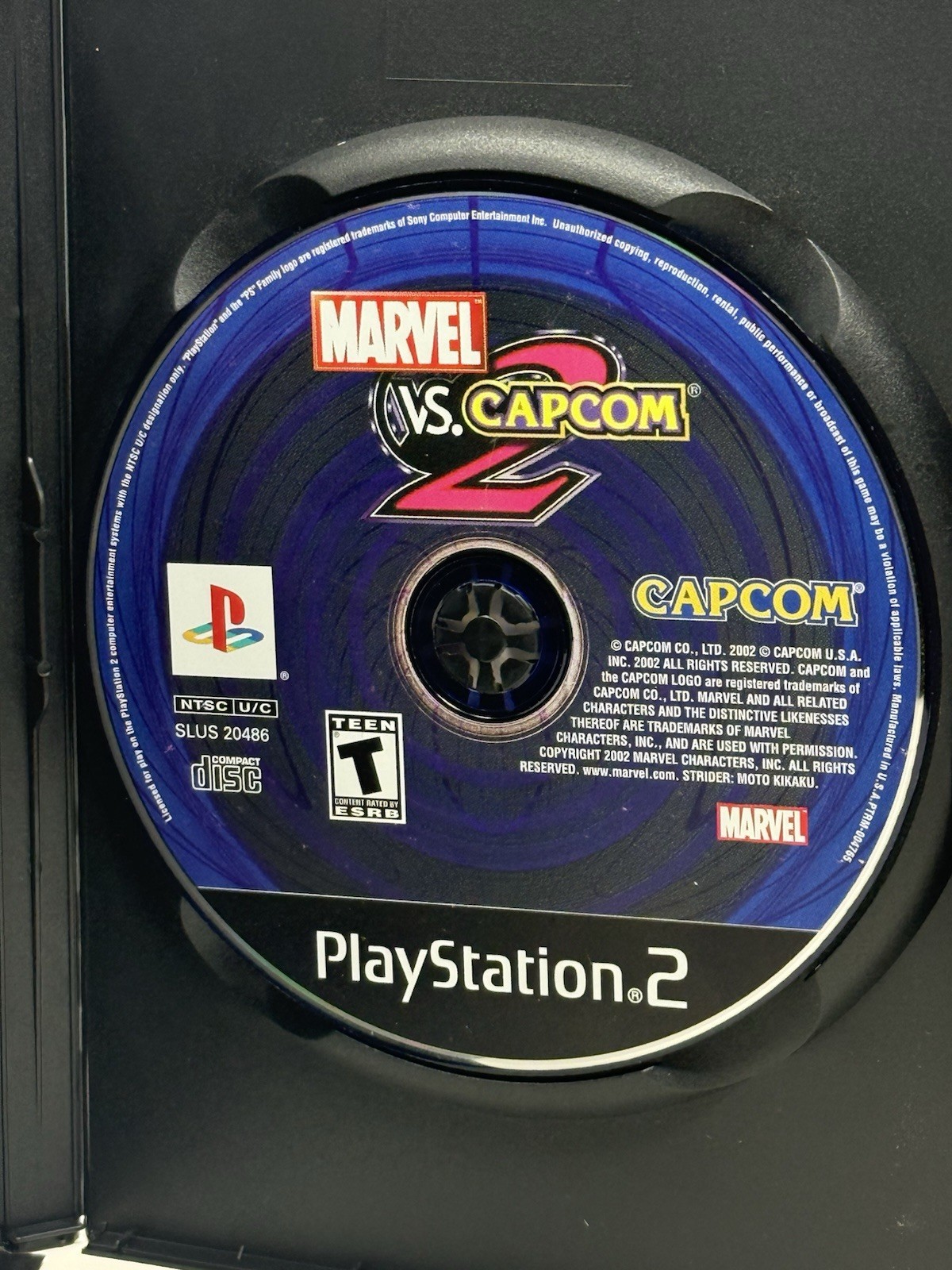 Marvel Vs Capcom 2 PS2 PlayStation 2 Mint Disc Only Tested + Warranty Included