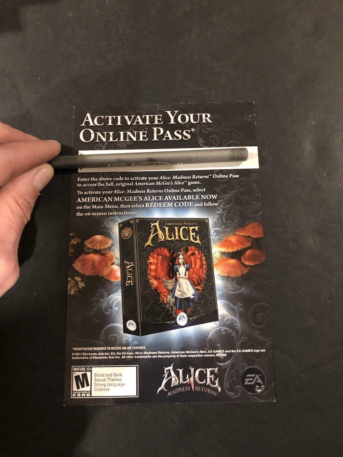 alice returns madness Pc Insert only
