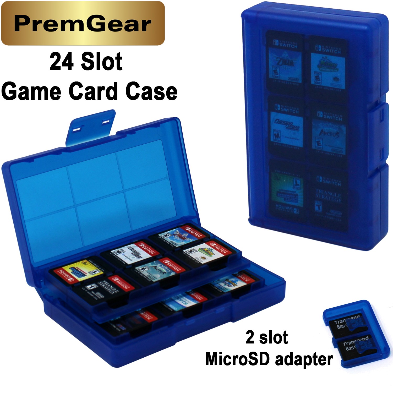 Super Mario Galaxy + Super Mario Galaxy 2, Thumb Grips 8pk, Game Holder & Cloth