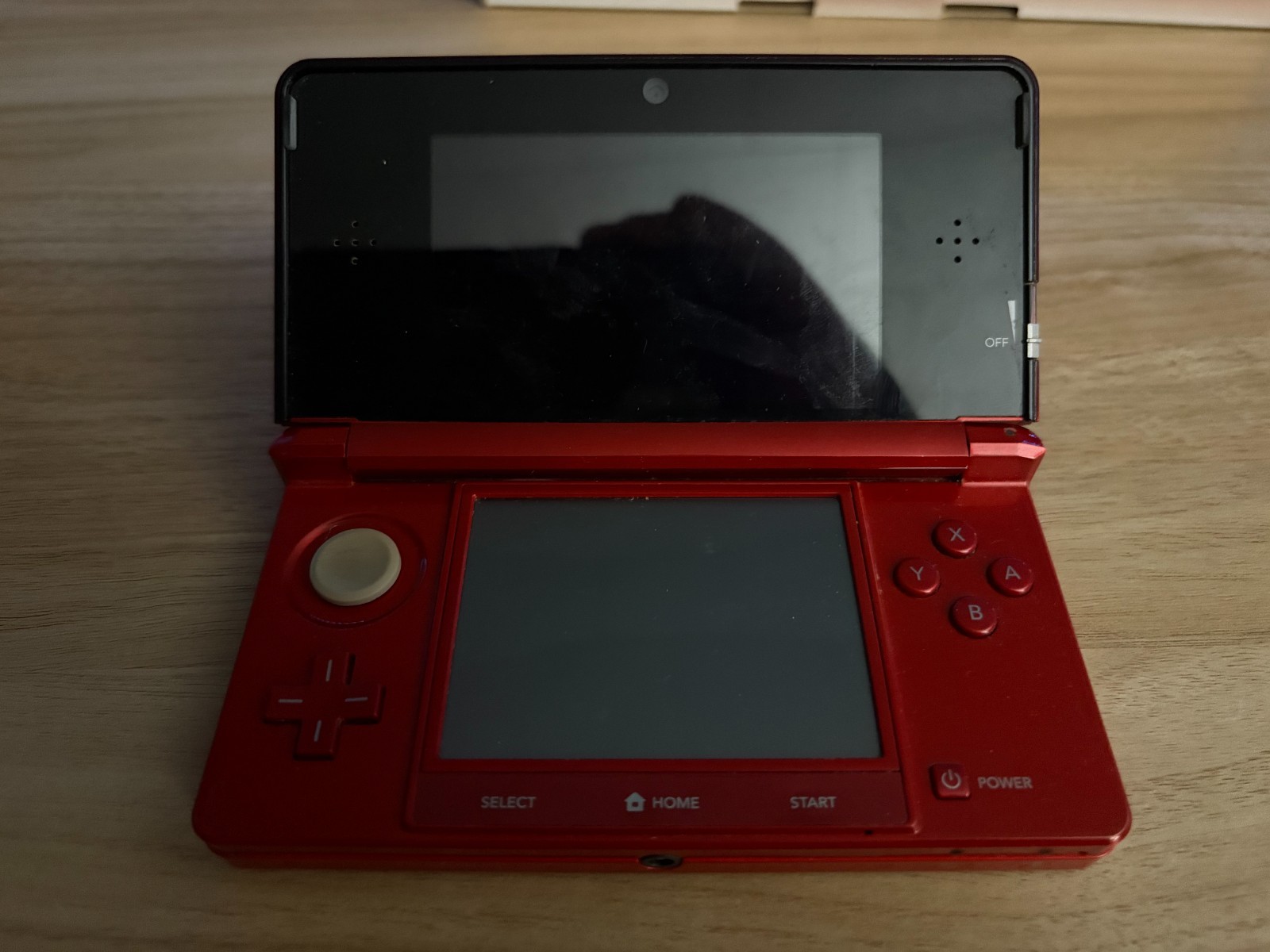 Nintendo 3DS Flame Red Console – In Box w/ Some Original Materials **READ DESC**