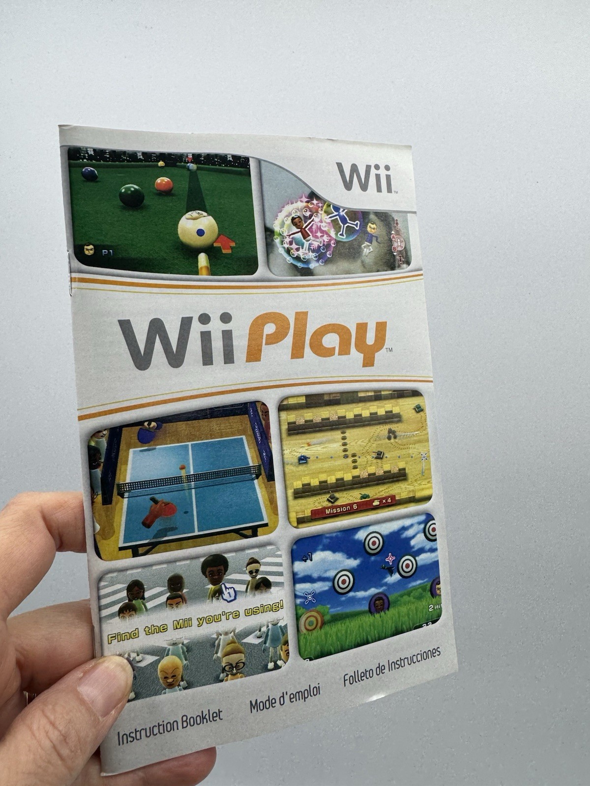 Wii Play Game Complete CIB Nintendo Wii 2007 Complete with Reg Card & Manual