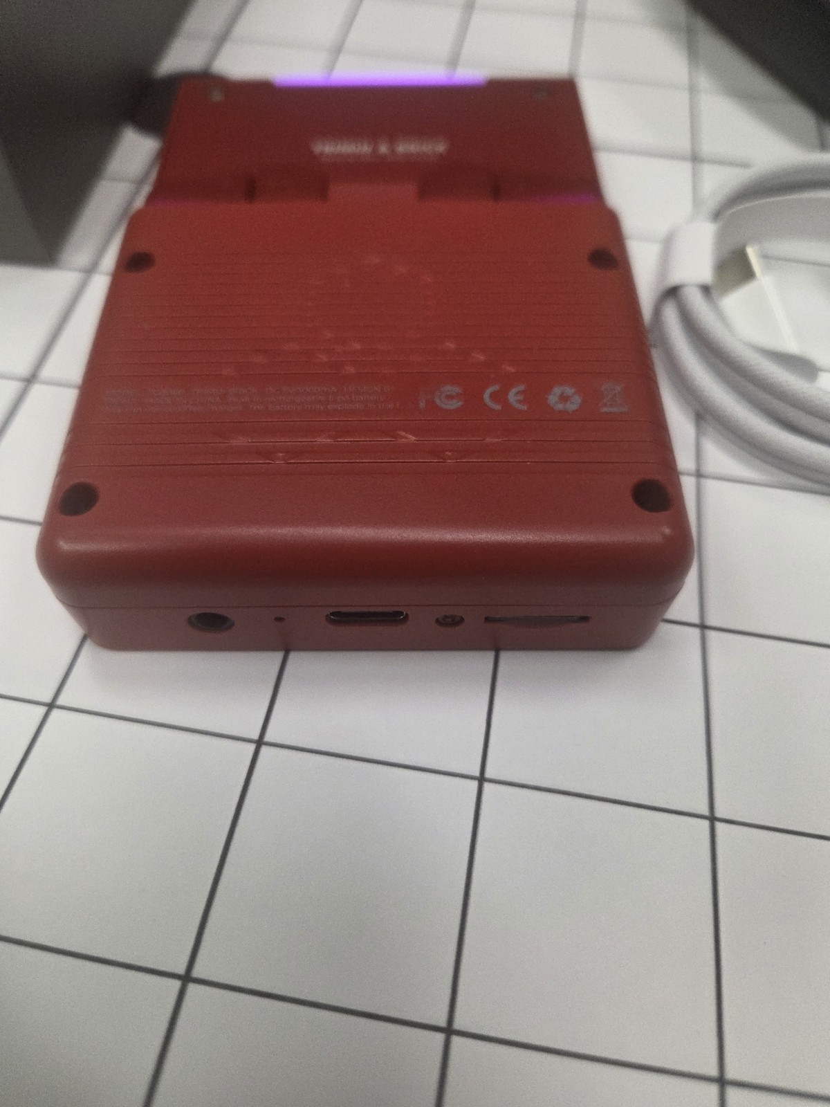 Trimui Brick Handheld Console (Red) – Premium MinUI Next Setup
