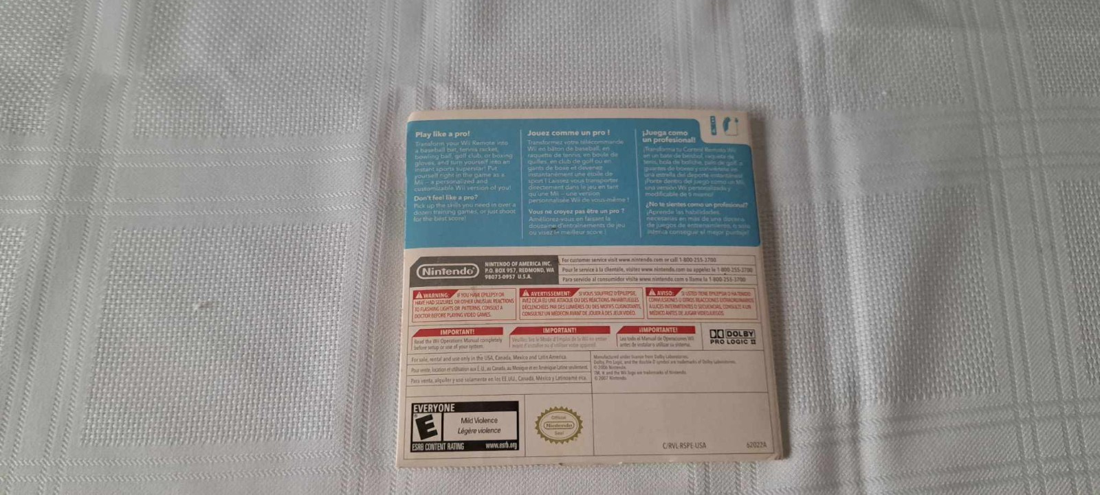 20% OFF – White Nintendo Wii Console Wii Sports- CIB Game + 2 Remotes