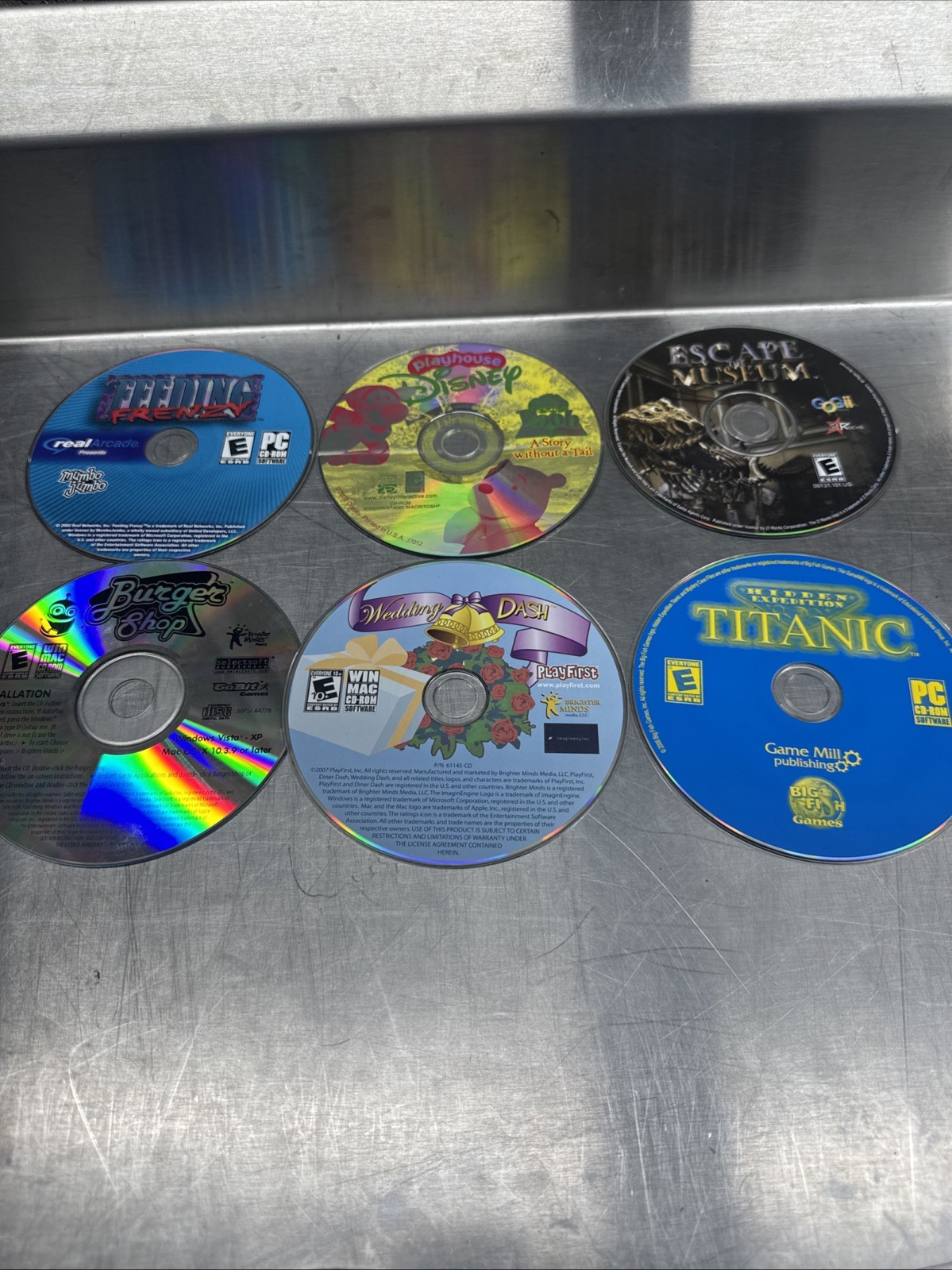 Assorted Lot Of 26 PC Games – No Boxes Clean Untested