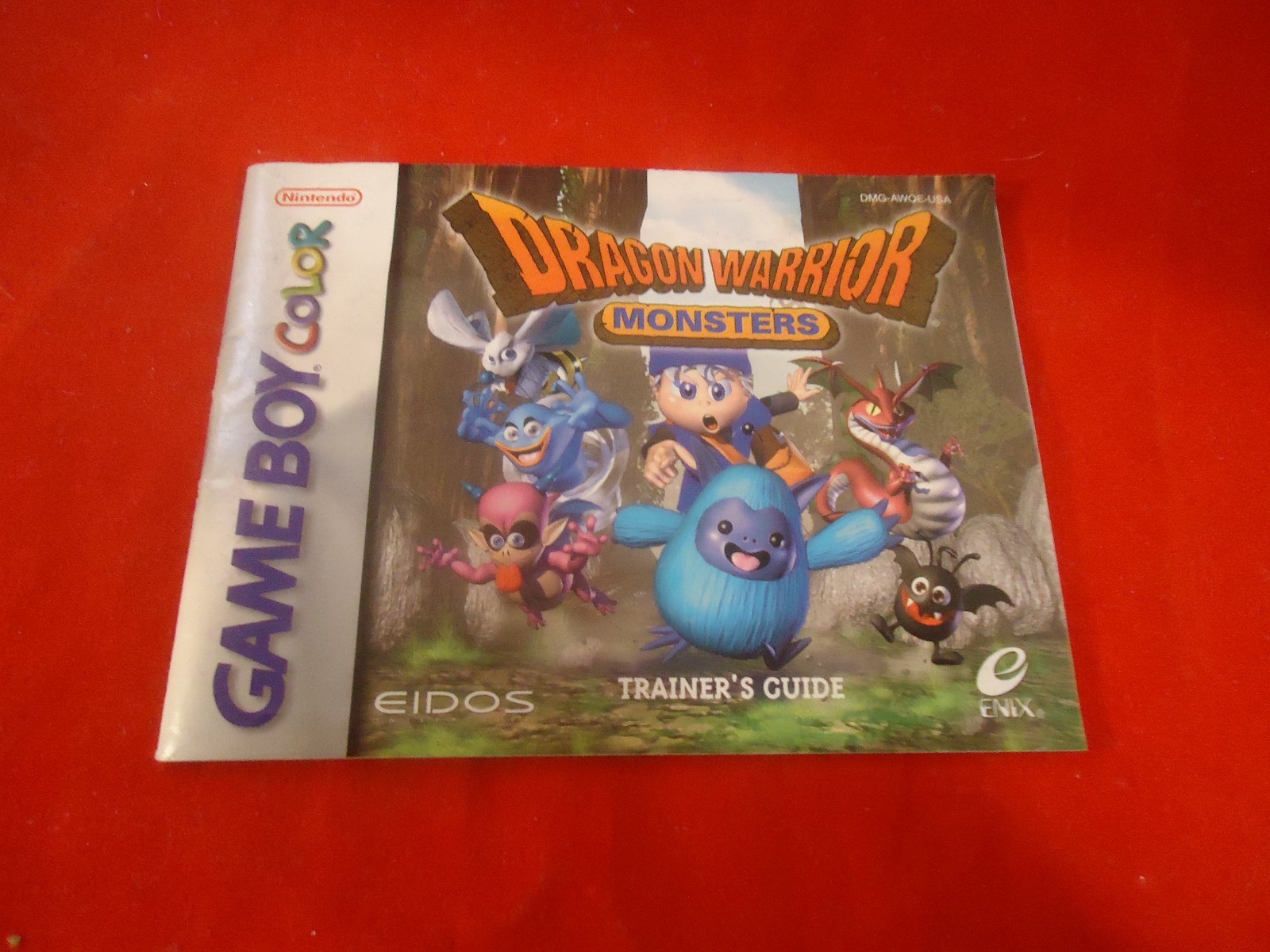 Dragon Warrior Monsters Nintendo Game Boy Color Instruction Manual Booklet ONLY