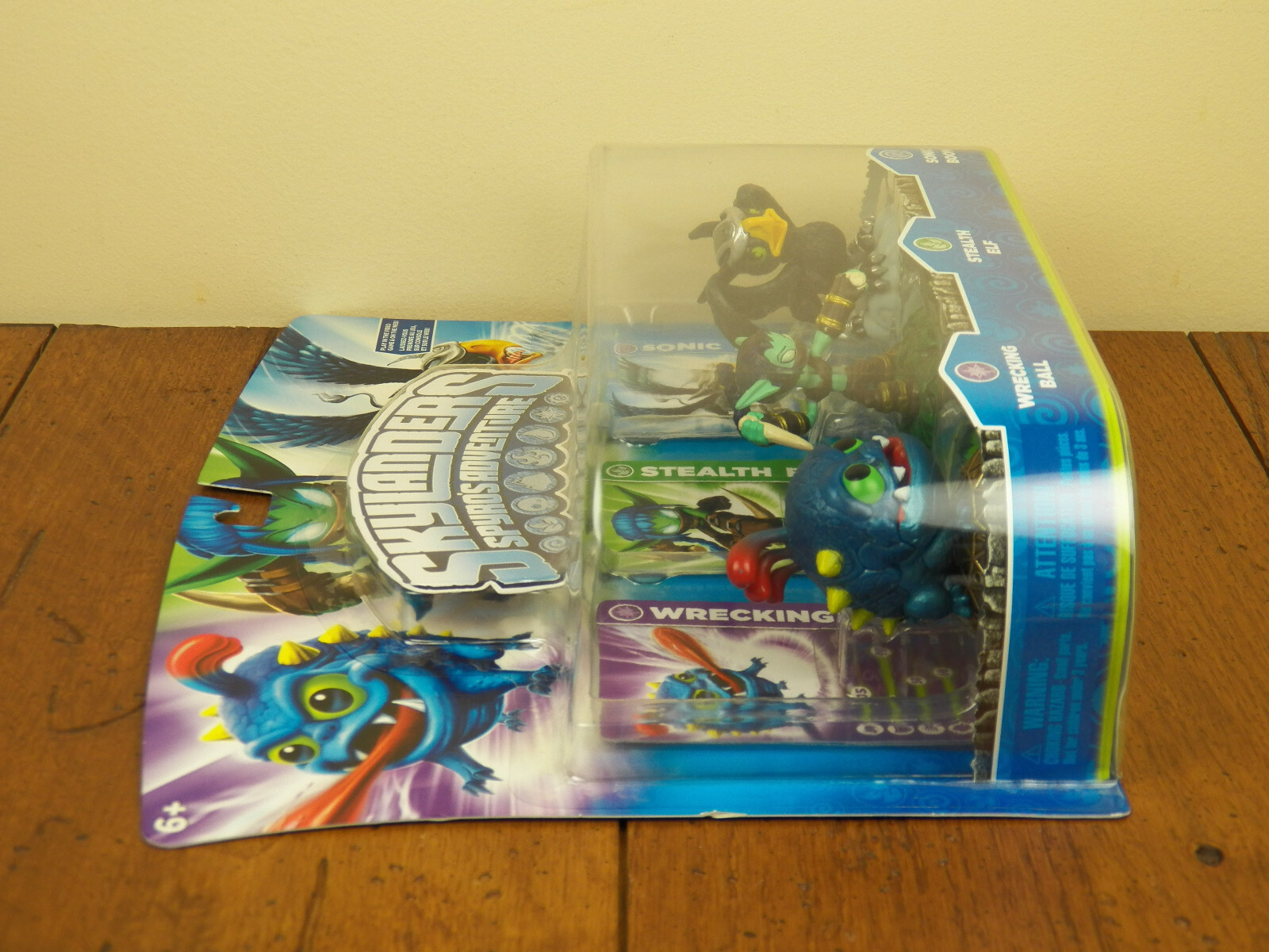 Skylanders 3-Pack Wrecking Ball, Stealth Elf, Sonic Boom Figures -Spyros-**NEW**