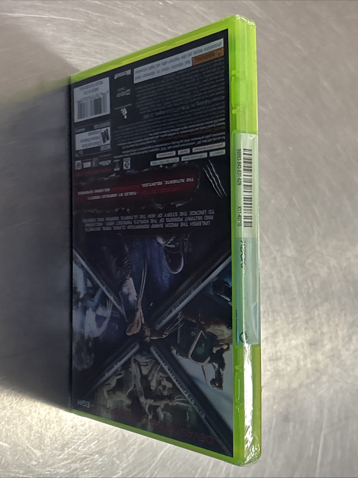 Wolverine X-Men Origins Uncaged Edition (Xbox 360, 2009) new and never opened
