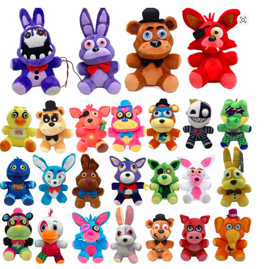 18CM FUNKO Five Nights At Freddy’s FNAF Plush 6 Bonnie, Freddy, Chica,Foxy – NEW