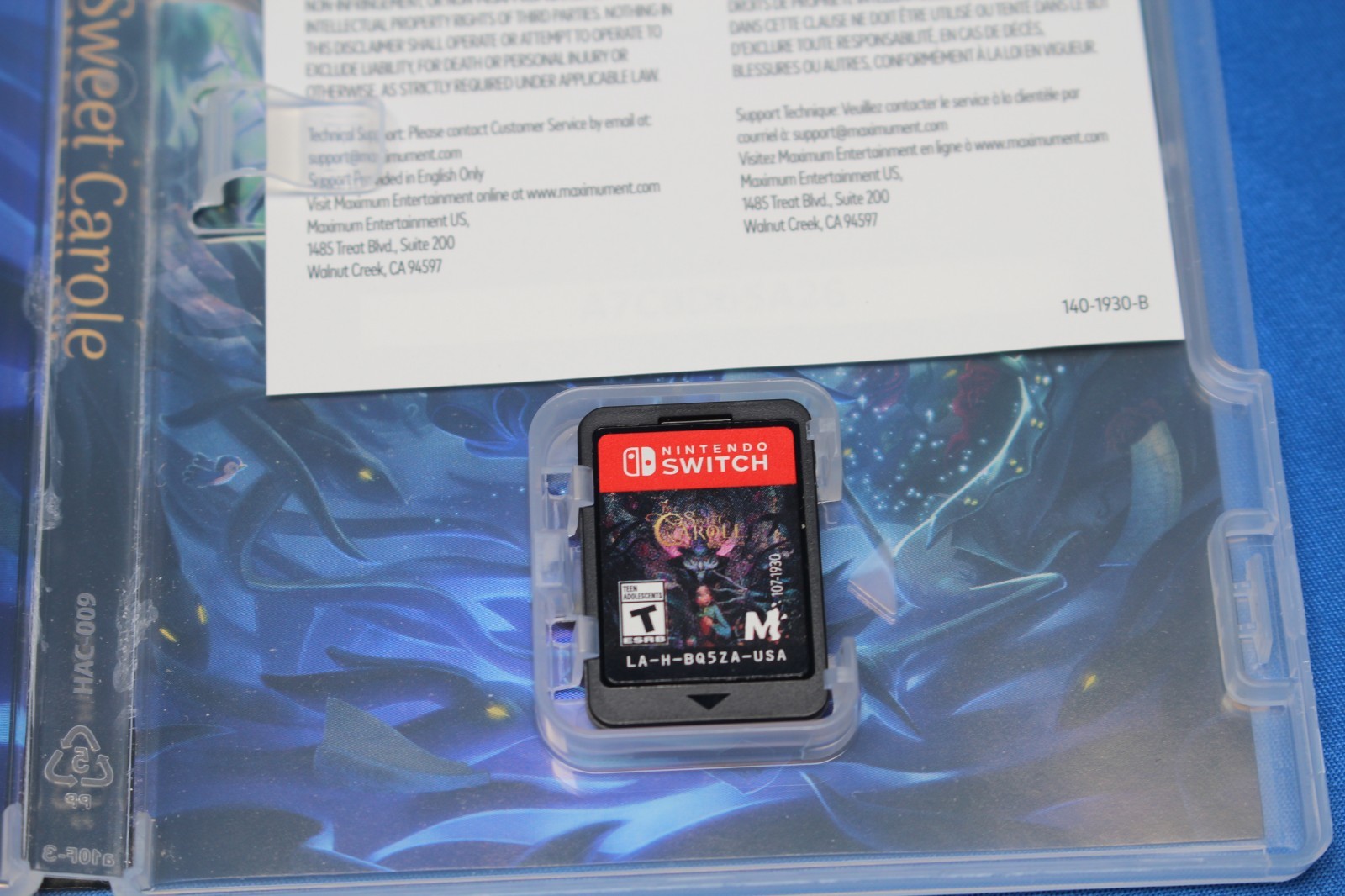 Bye Sweet Carole for Nintendo Switch Used Very Good Video Game
