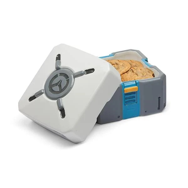 Blizzard Overwatch Loot Box Ceramic Cookie Jar Collectible Kitchen Decor New