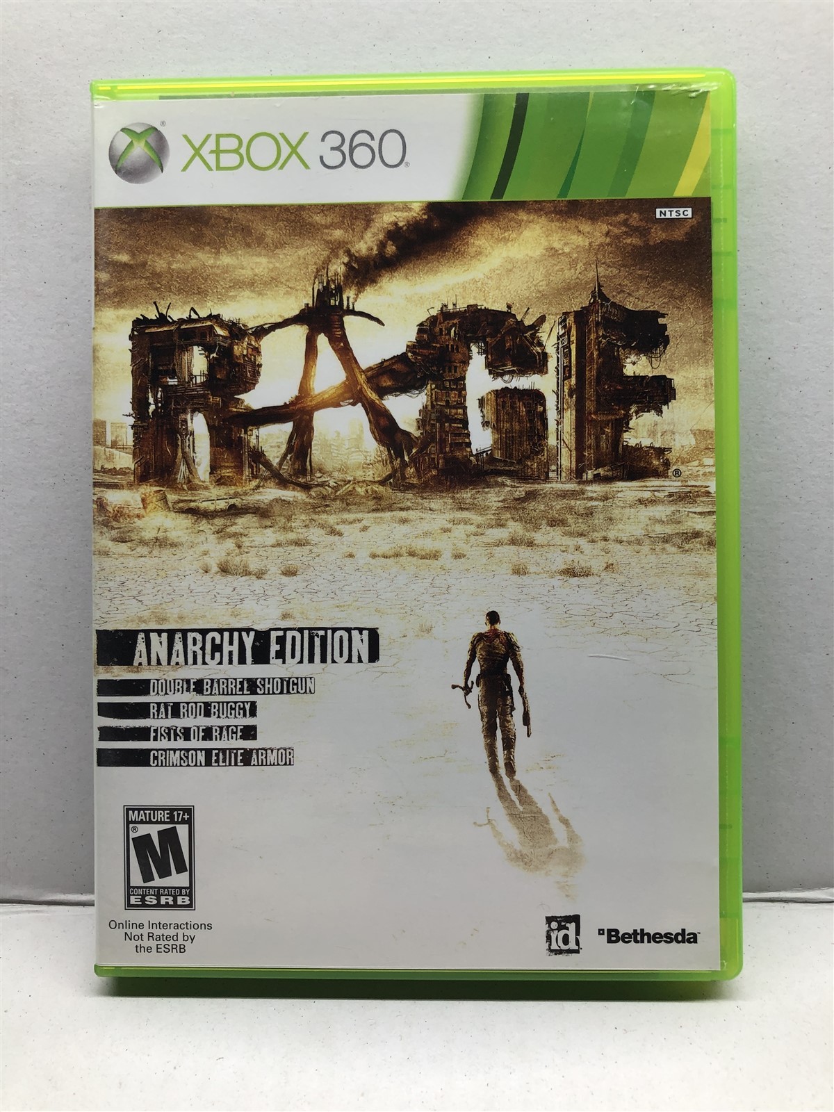 Rage (Microsoft Xbox 360, 2011) Complete Tested Working – Free Ship