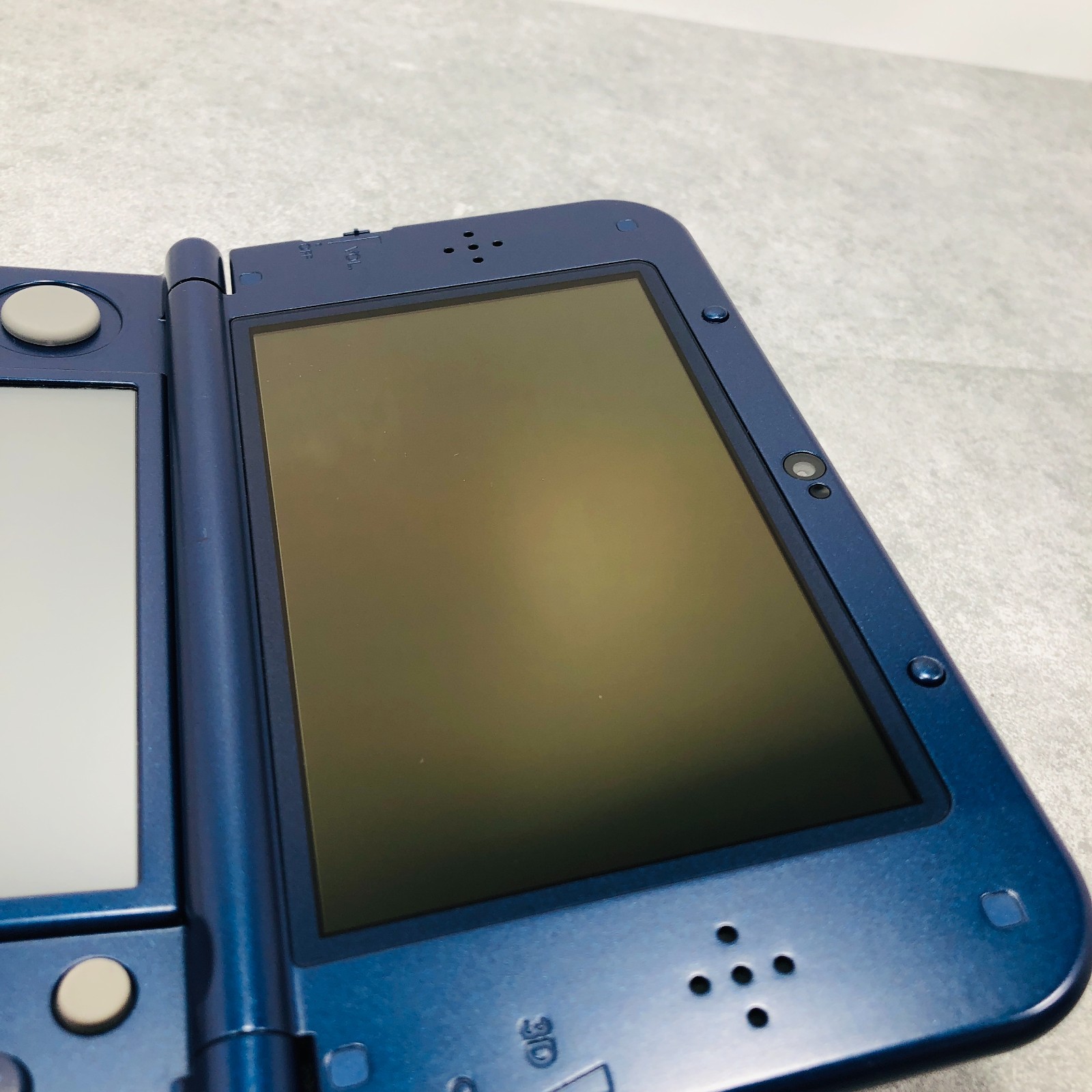 [EX+5] New Nintendo 3DS LL XL Metallic Blue console Japan Tested NTSC-J 06-109
