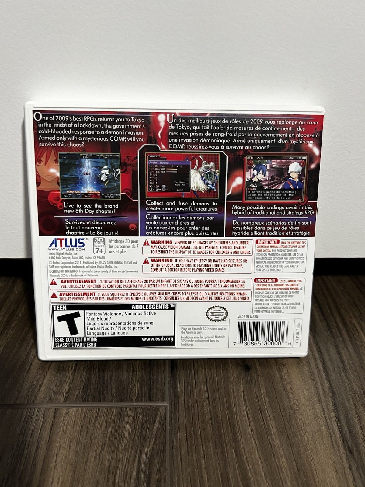 Shin Megami Tensei: Devil Survivor Overclocked (Nintendo 3DS, 2011)