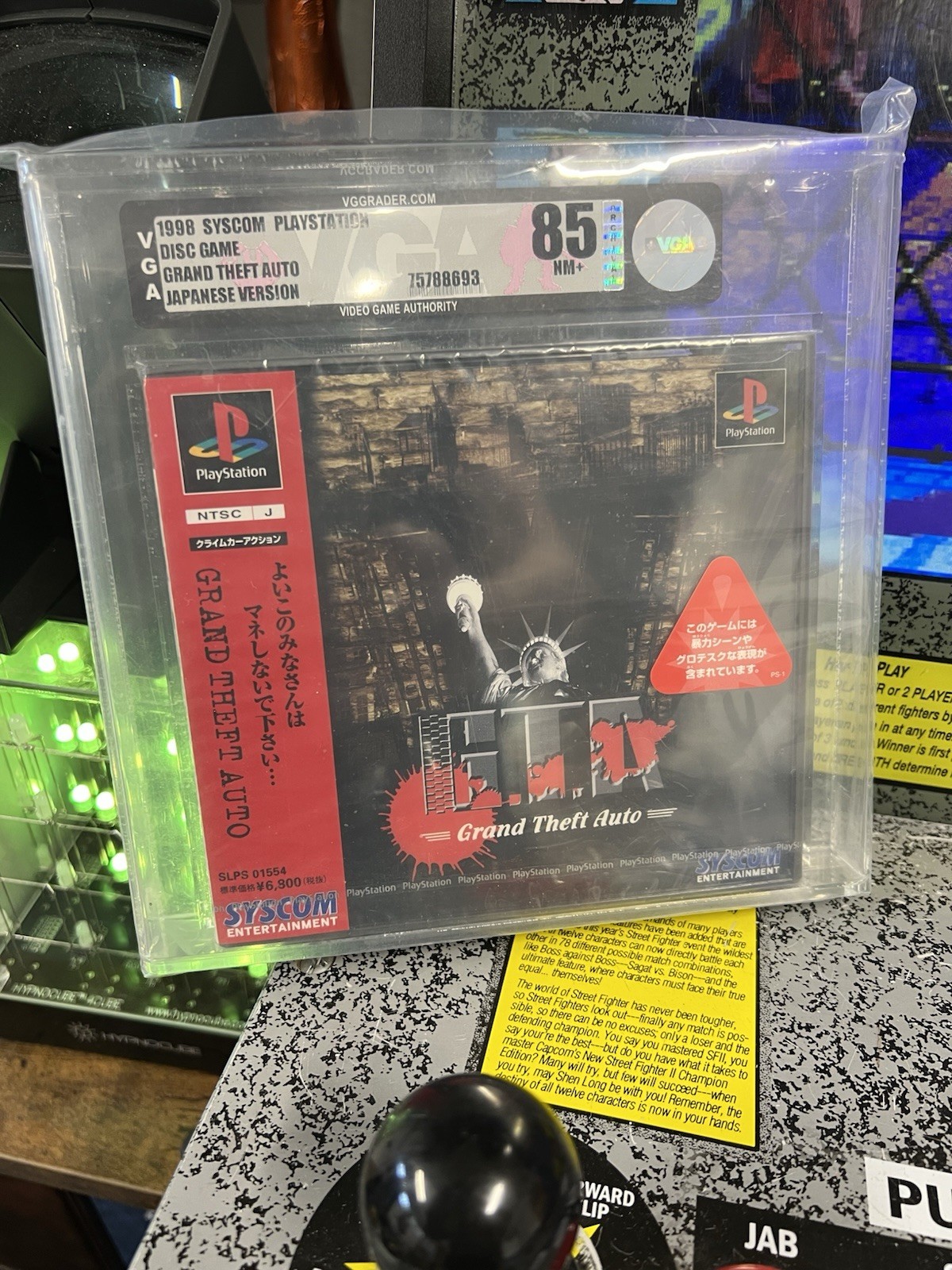 1998 PS1 Grand Theft Auto GTA Japan Rare NTSC-J Factory Sealed VGA 85 NM+ POP #1
