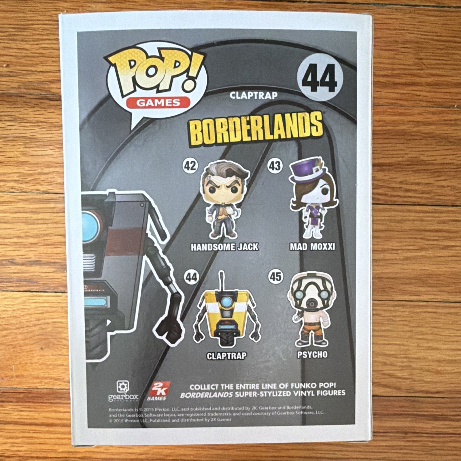 Funko Pop! Games Borderlands Claptrap Vinyl Figure #44 2015 MPN JJL 150917