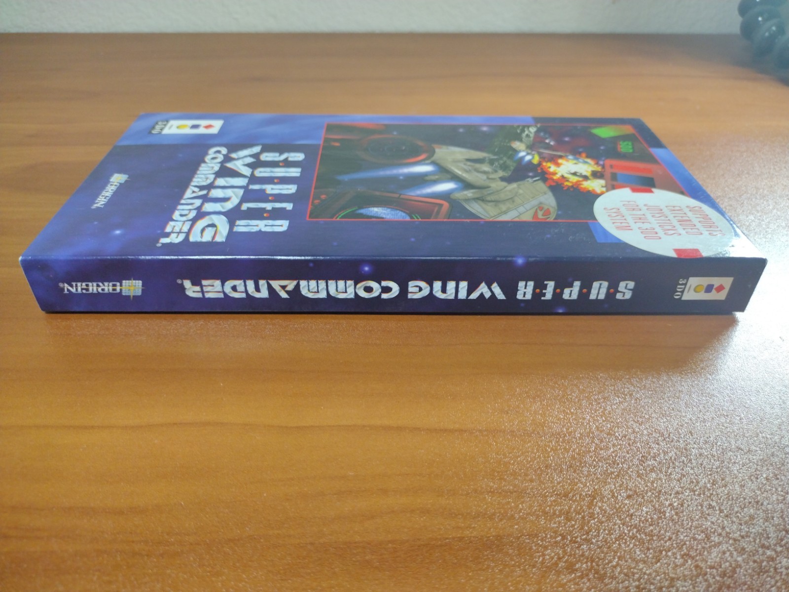 Super Wing Commander (3DO, 1994) Long Box + Manual & Jewel Case (No Disc) NM Box
